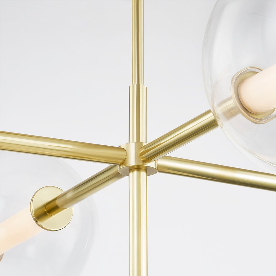 Hudson Valley Lighting RICHFORD Chandelier — Aged Brass