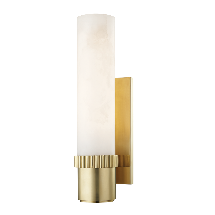 Hudson Valley Lighting Argon Wall Sconce — Aged Brass