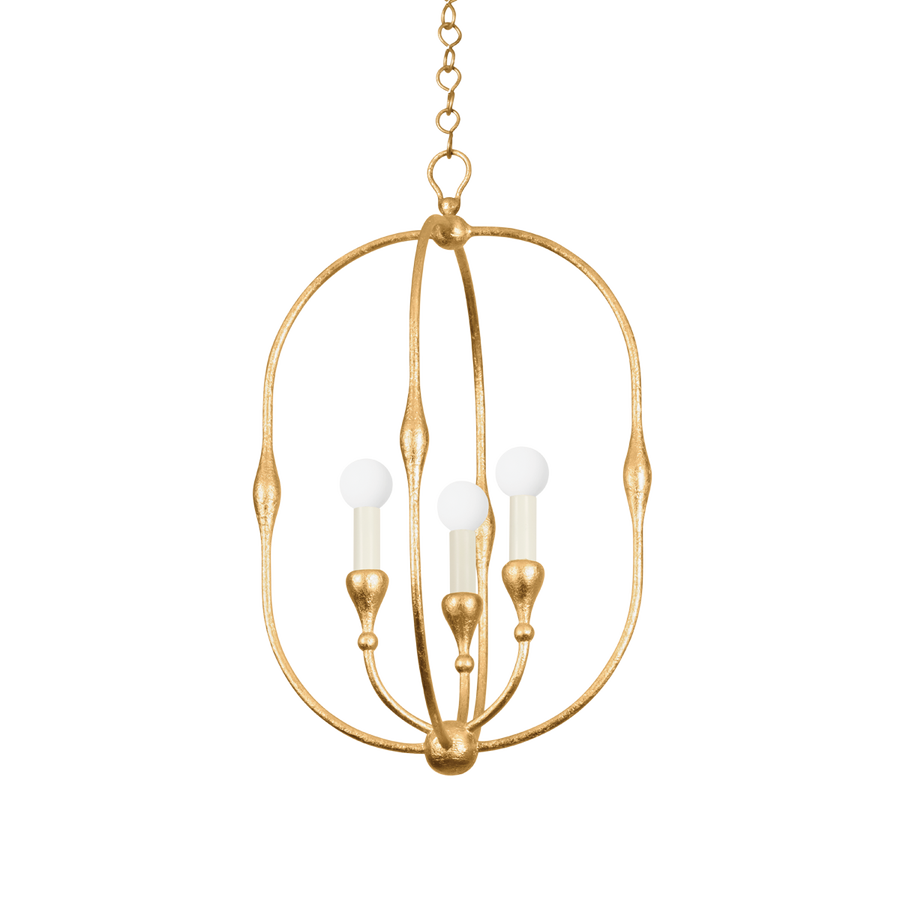 Hudson Valley Lighting BALTIC Pendant — Vintage Gold Leaf