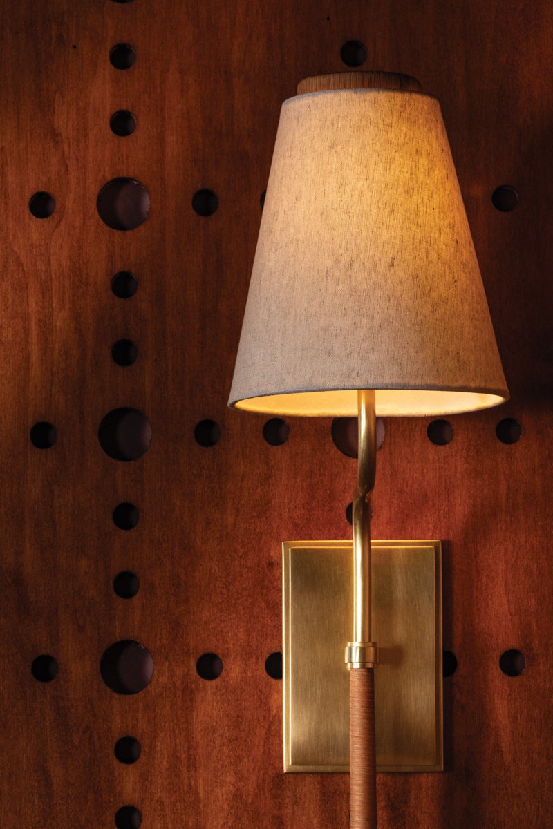 Hudson Valley Lighting SULLIVAN Wall Sconce — Aged Brass