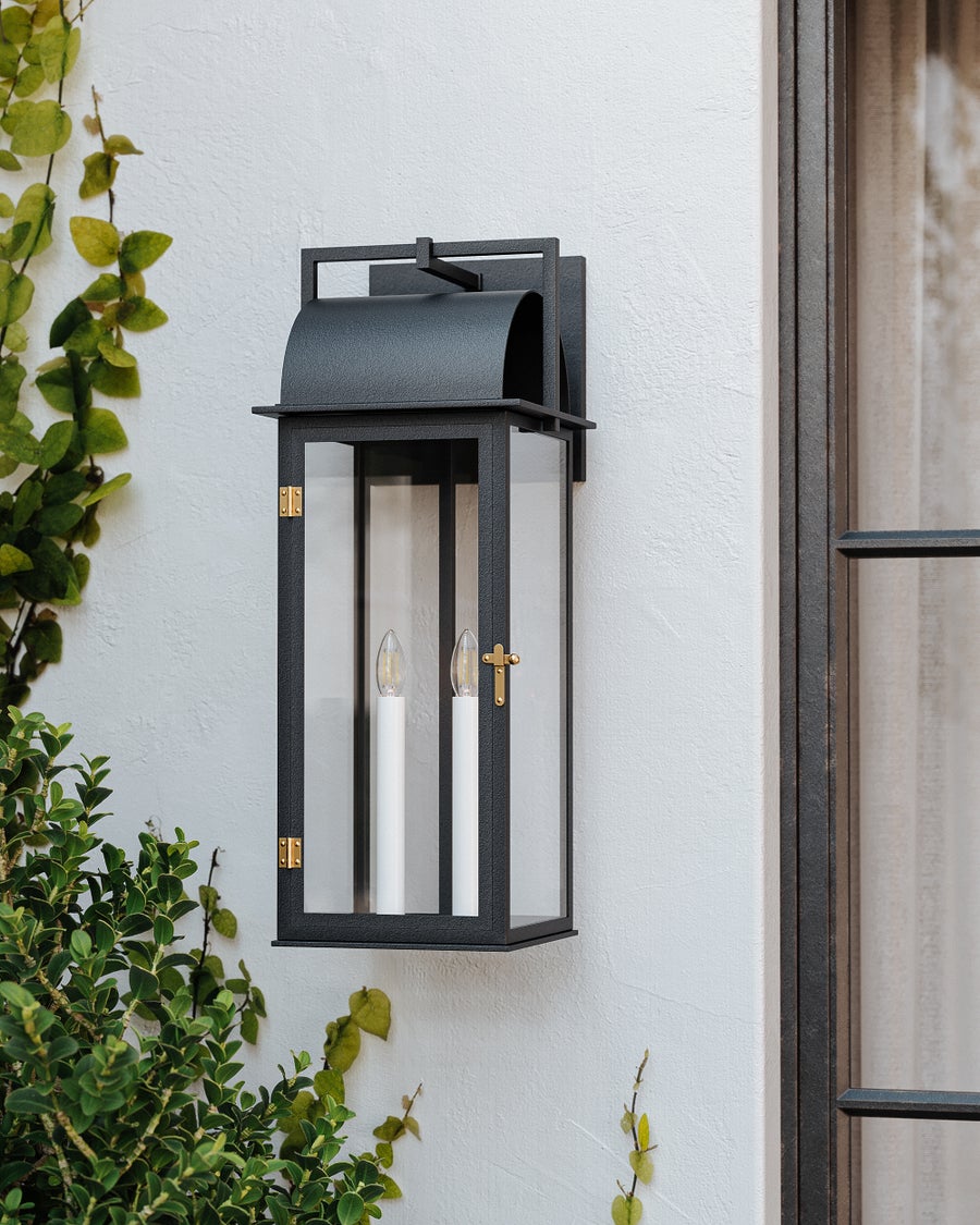 Troy Lighting Bohen Exterior Wall Sconce — B2224-FRN/PBR