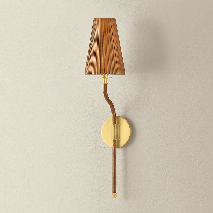 Hudson Valley Lighting Atwood Wall Sconce — Aged Brass