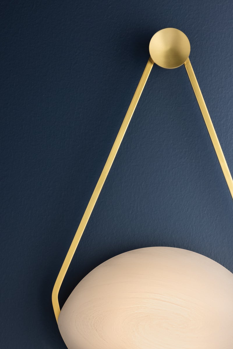 Hudson Valley Lighting BLAINA Wall Sconce — Aged Brass