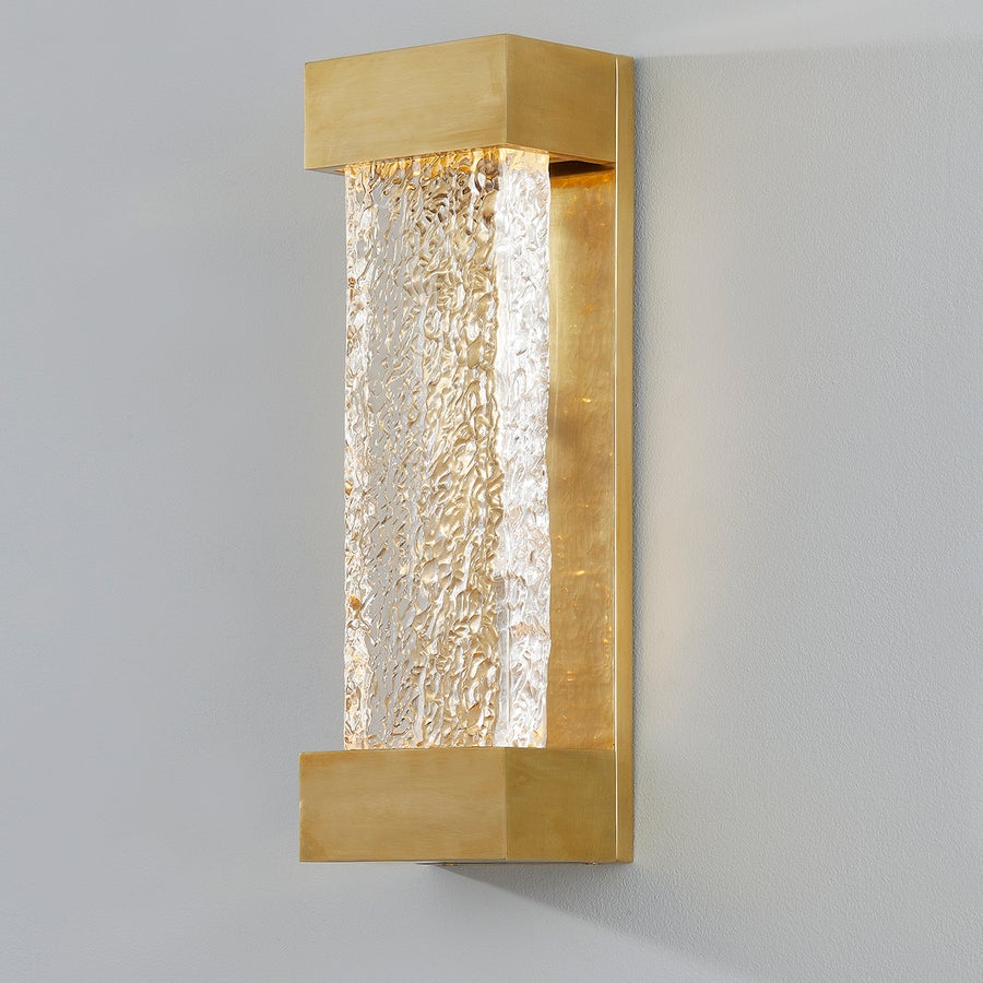 Hudson Valley Lighting Wharton Wall Sconce — Aged Brass
