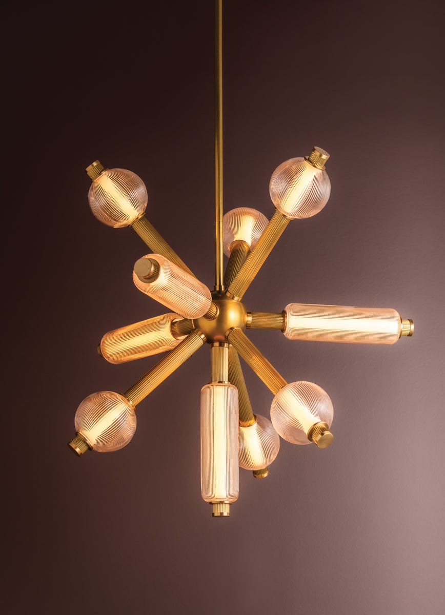 Corbett Lighting ATOM Chandelier — 452-36-VB