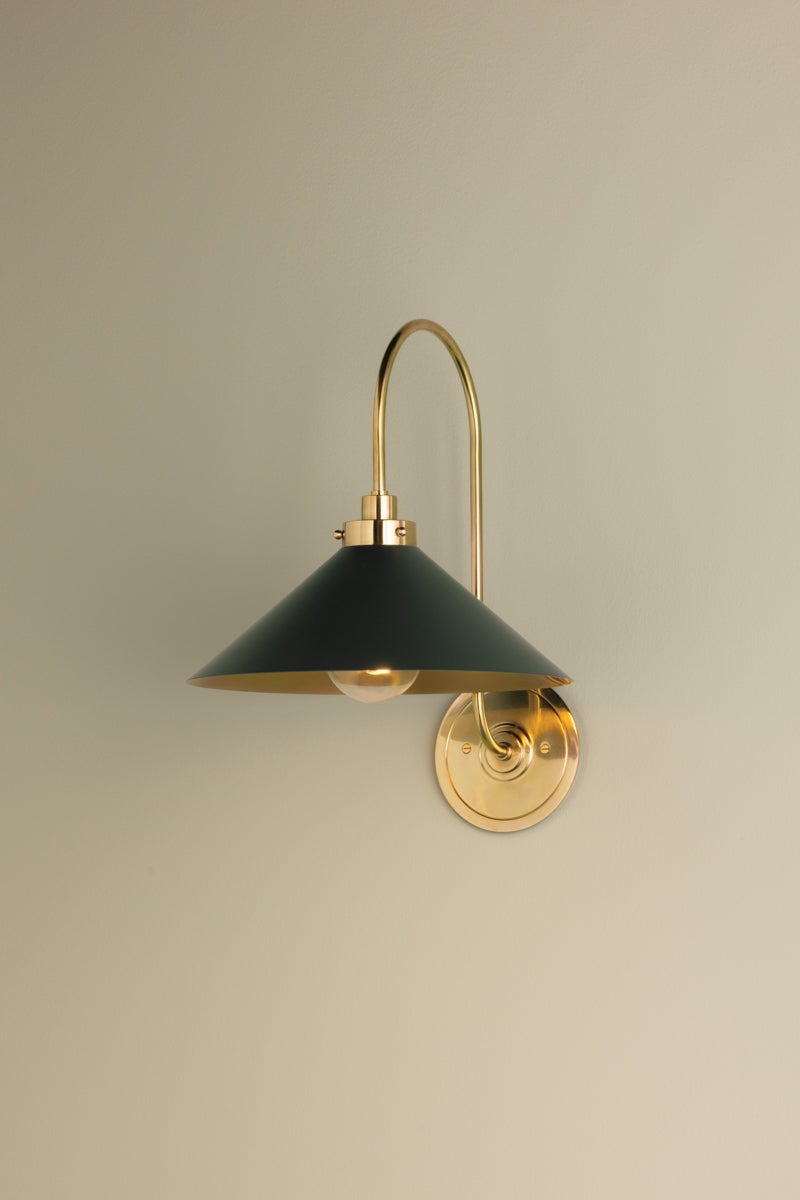 Hudson Valley Lighting Clivedon Wall Sconce — MDS1400-AGB/SSG