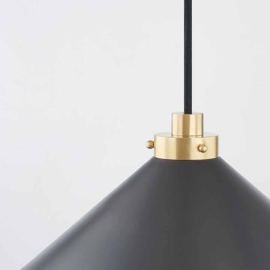Hudson Valley Lighting CLIVEDON Pendant — MDS1401-AGB/DB