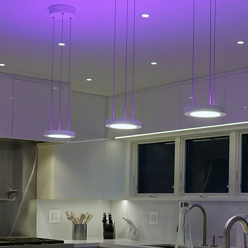 Chromaglo™ Spectrum Fixtures & Pendants in Satin White, image 2