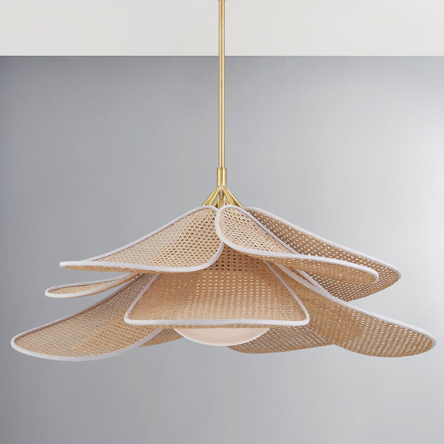 Hudson Valley Lighting Florina Pendant — Aged Brass
