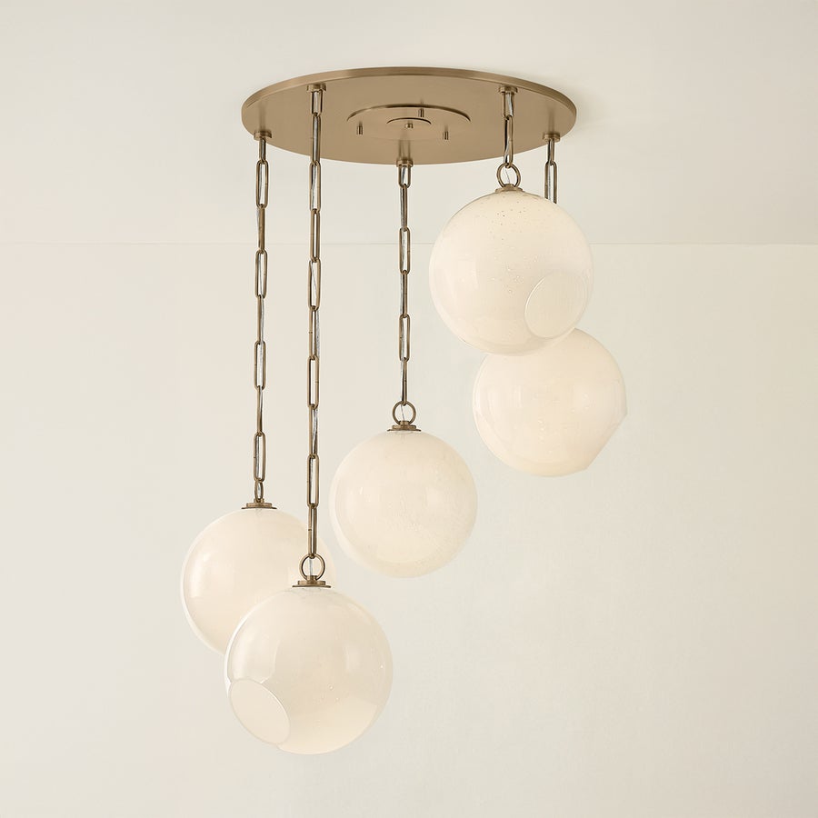 Troy Lighting BRAMBLE CHANDELIER — F1836-PBR