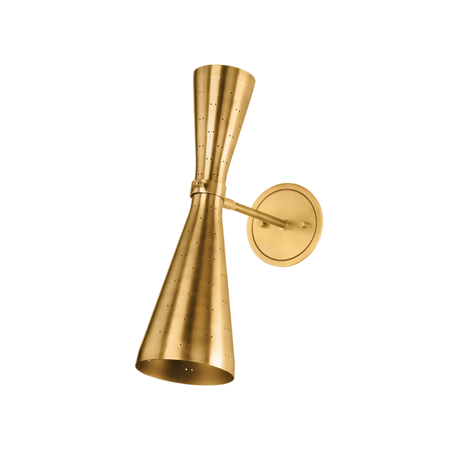 Hudson Valley Lighting ALLANTON Wall Sconce — Aged Brass
