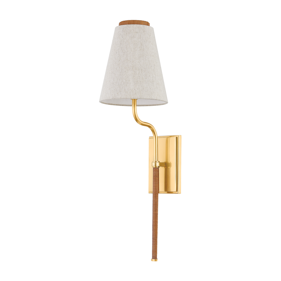 Hudson Valley Lighting SULLIVAN Wall Sconce — Aged Brass