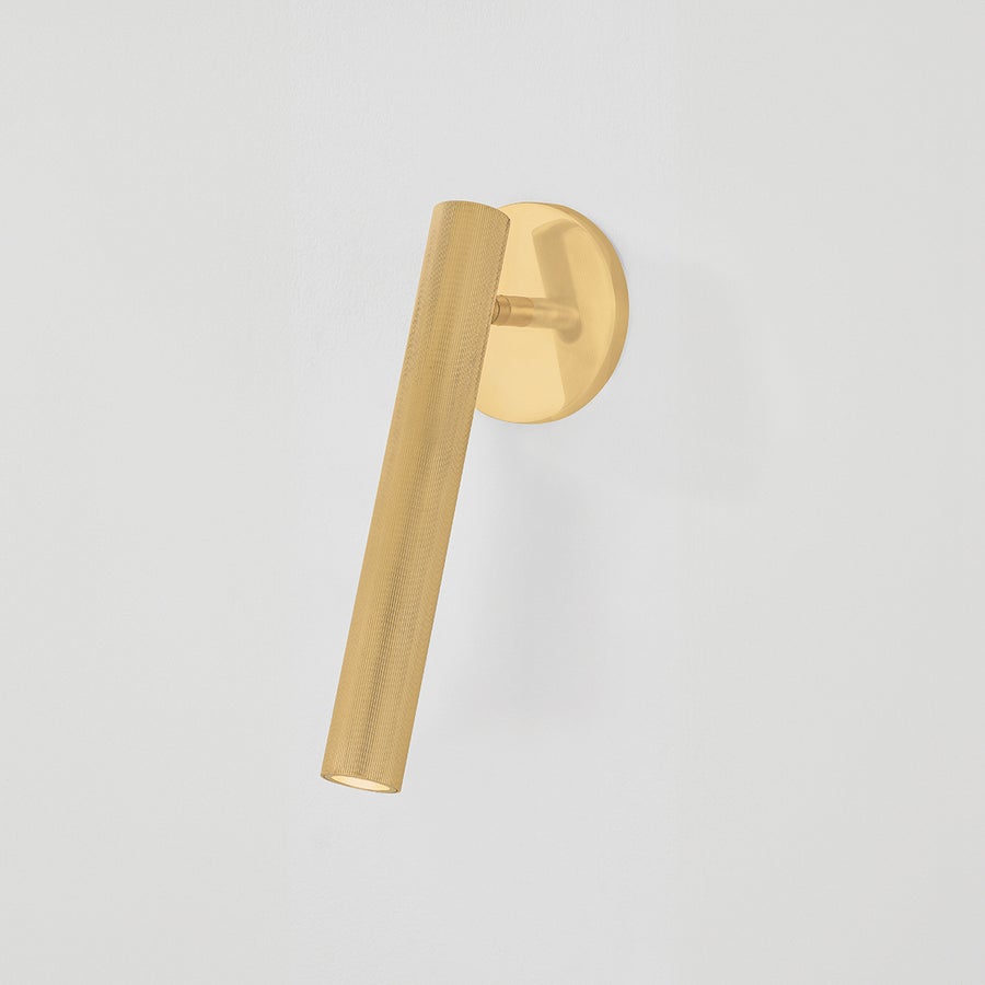 Hudson Valley Lighting SIMEON Wall Sconce — Aged Brass