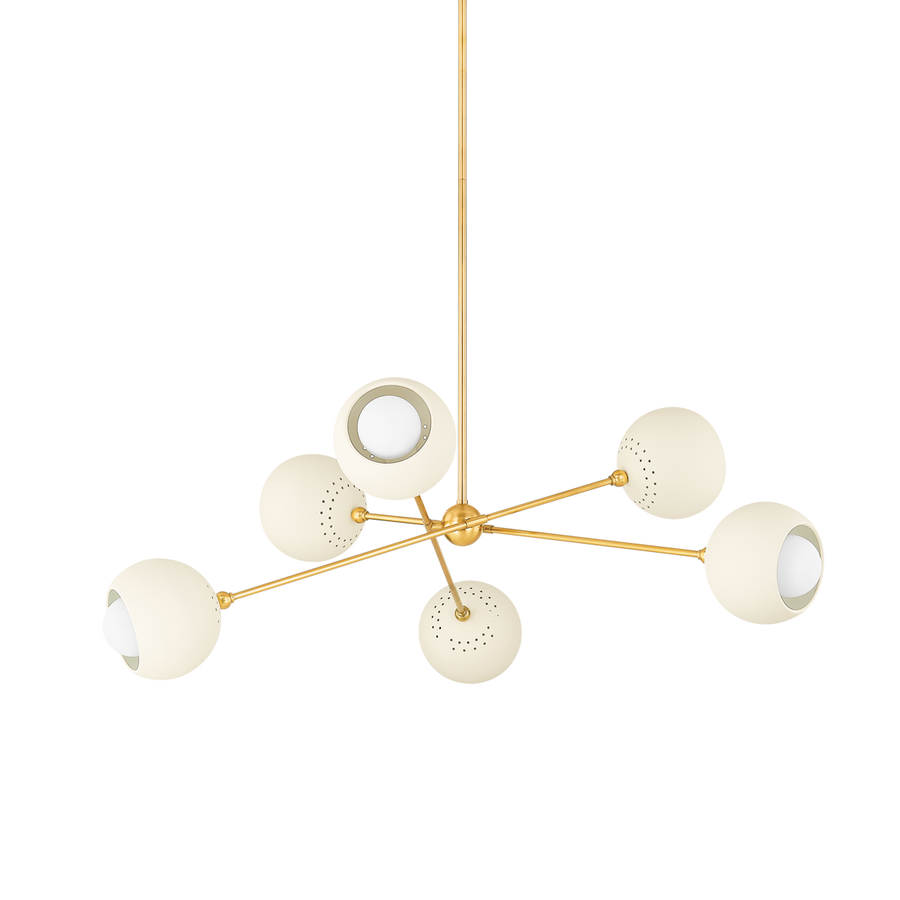 Mitzi Saylor Chandelier — H832806-AGB/SCR