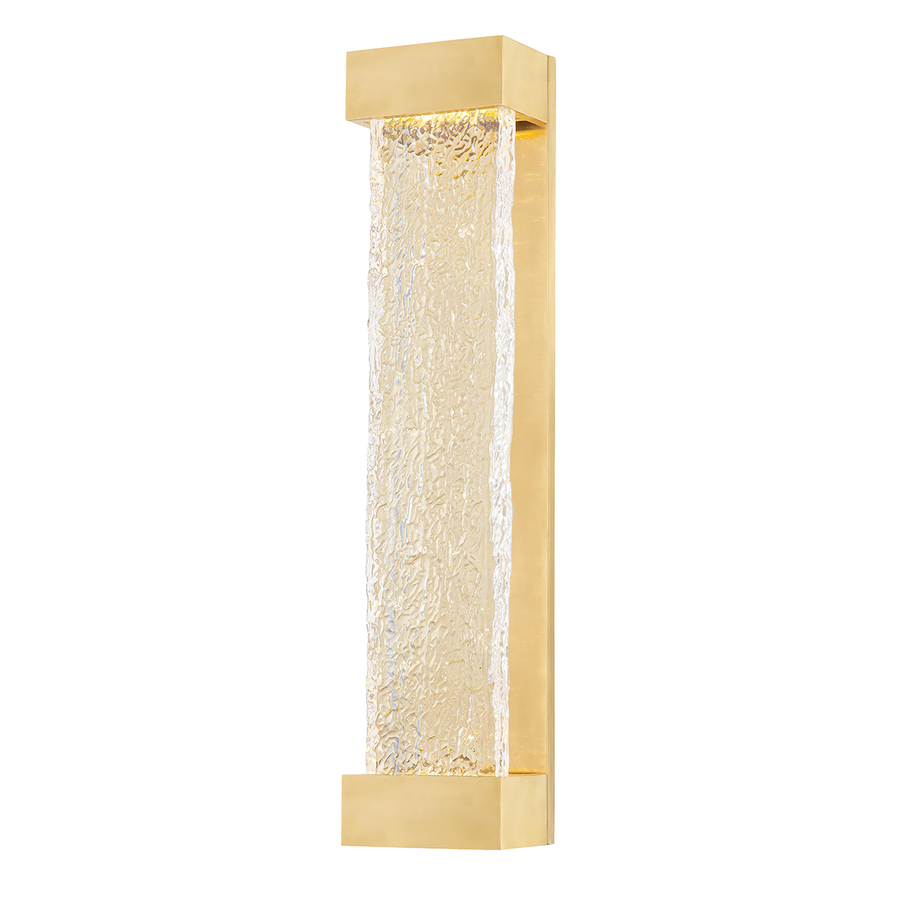 Hudson Valley Lighting Wharton Wall Sconce — Aged Brass