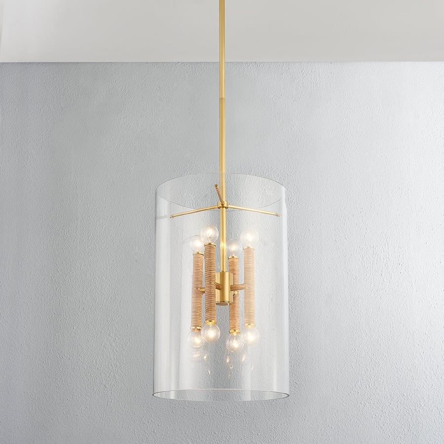 Hudson Valley Lighting Barlow Lantern — Aged Brass
