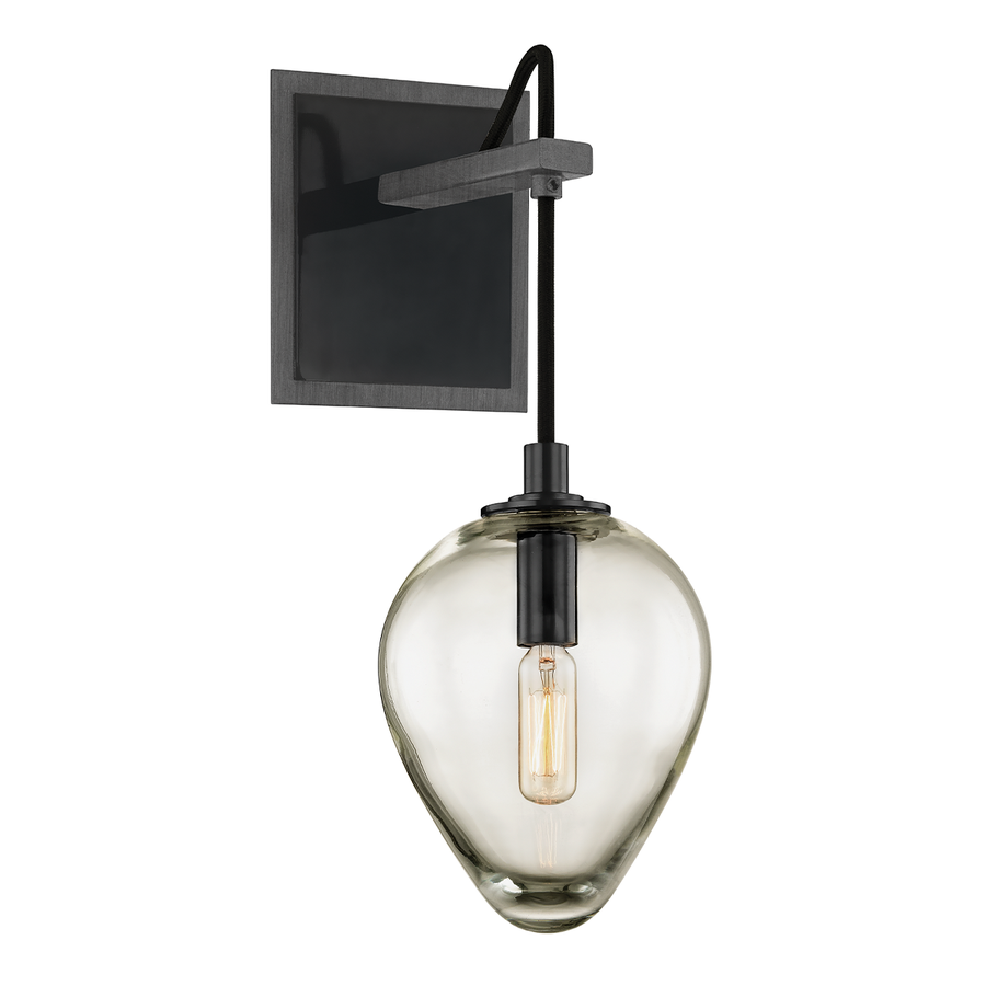 Troy Lighting Brixton Wall Sconce — B6201-GRA/BCR