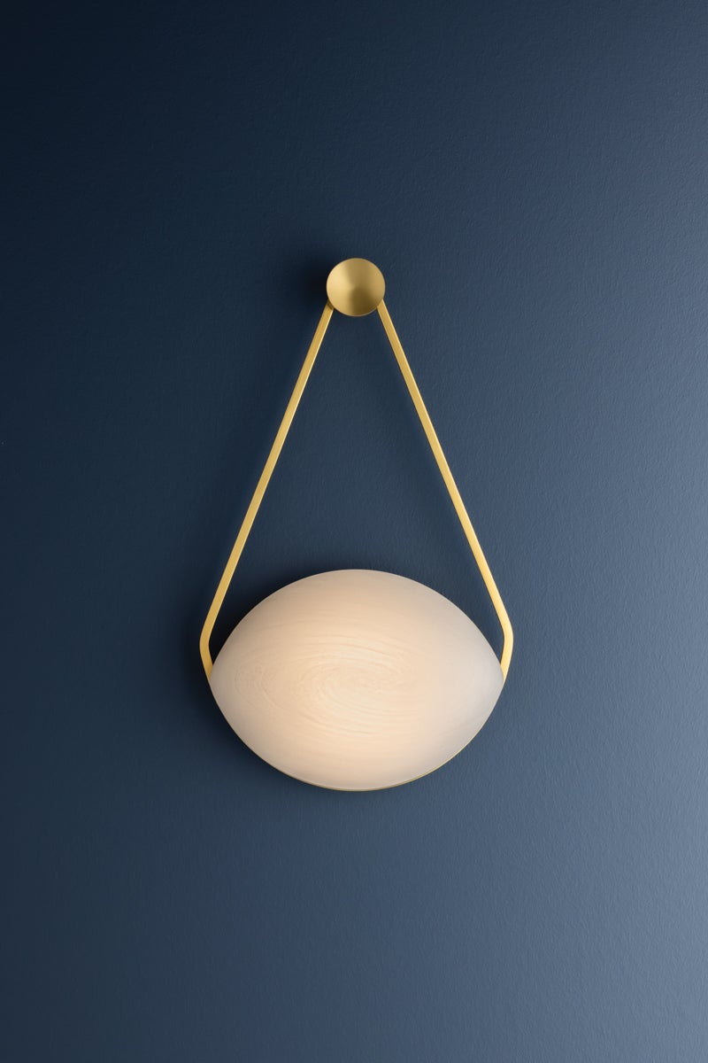 Hudson Valley Lighting BLAINA Wall Sconce — Aged Brass