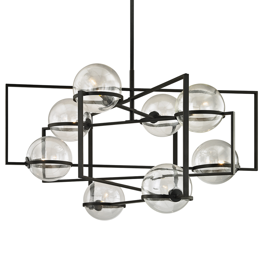 Troy Lighting Elliot Chandelier — F6228-TBK
