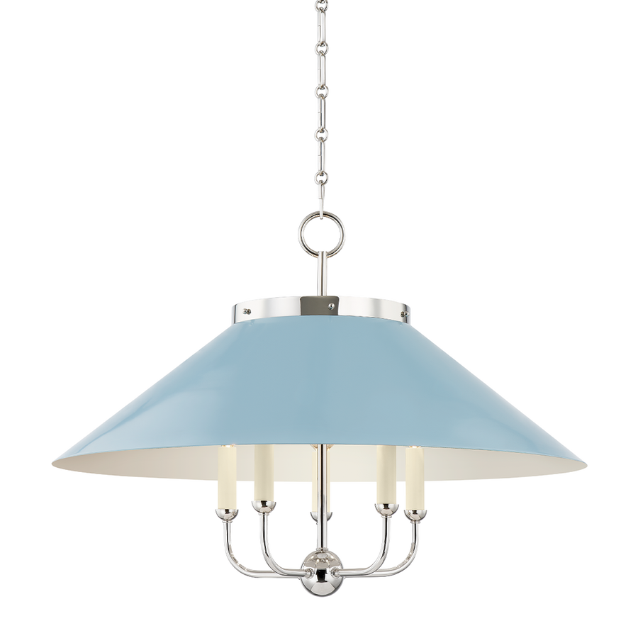 Hudson Valley Lighting CLIVEDON Chandelier — MDS1403-PN/BB