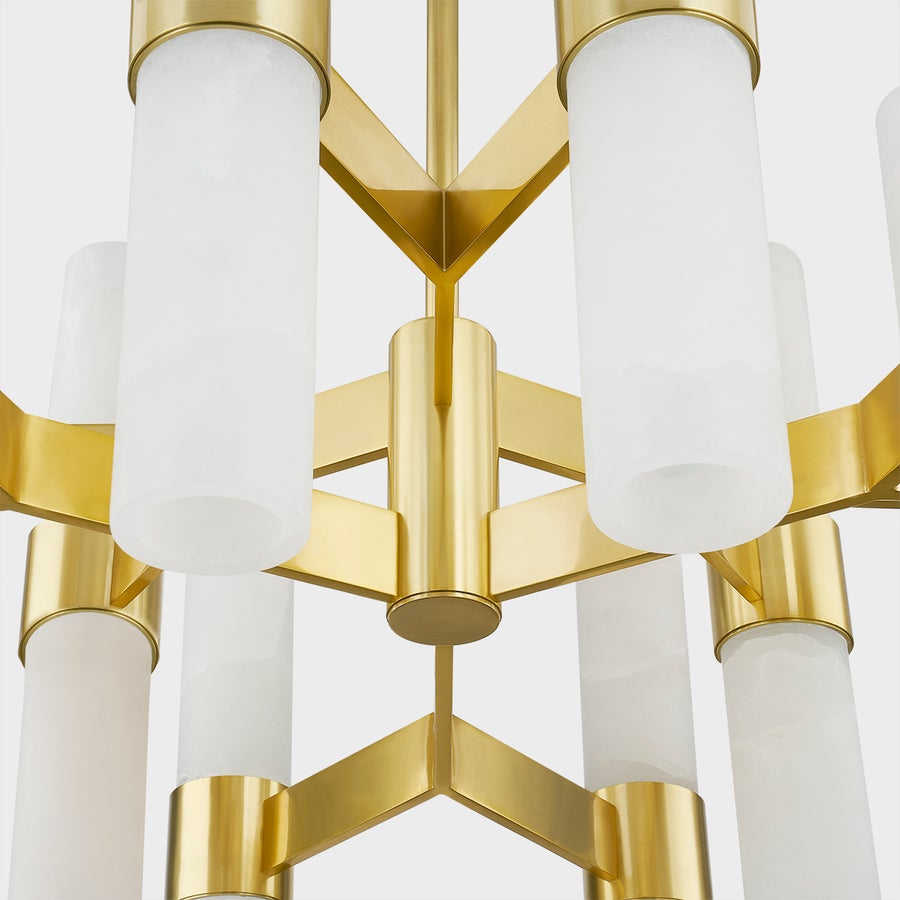 Hudson Valley Lighting STOWE Chandelier — Aged Brass