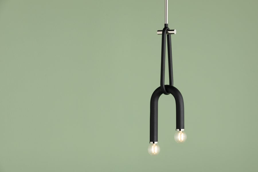 Mitzi Whit Pendant — H382702-PN/BK