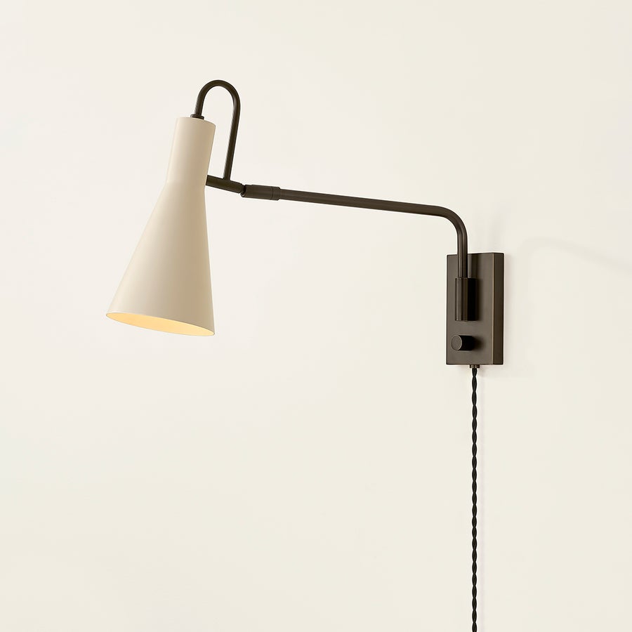 Mitzi Yvette Wall Sconce — HL1006101-TRB/SBQ
