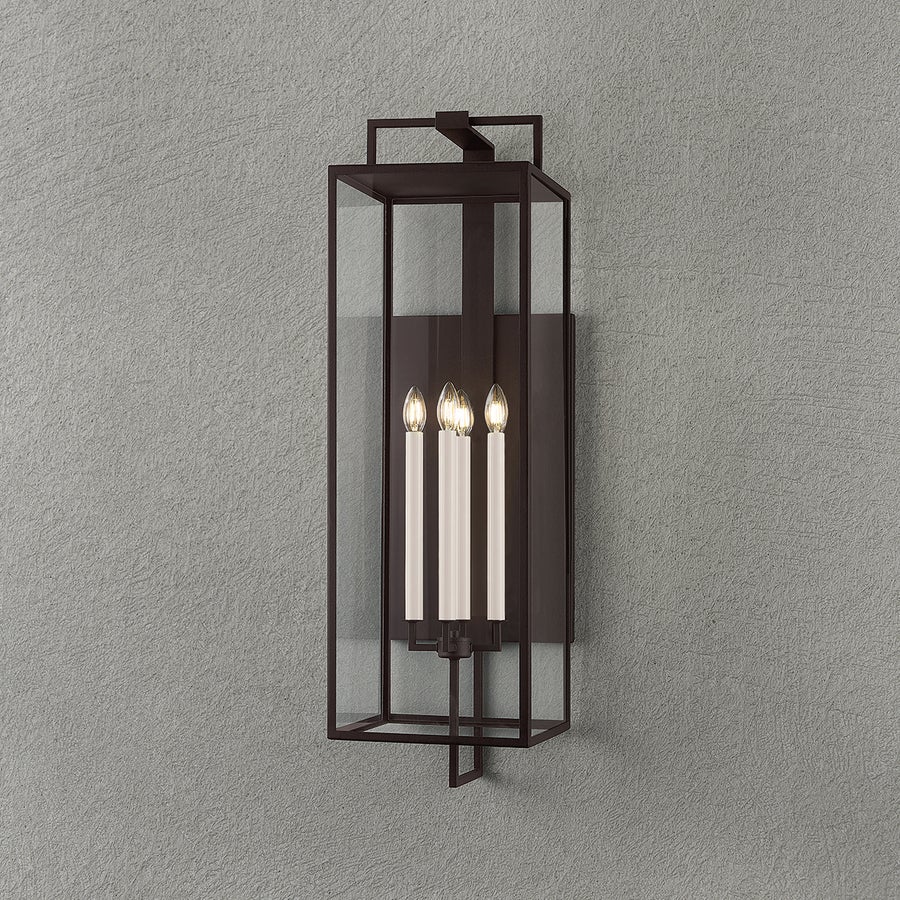 Troy Lighting Beckham Exterior Wall Sconce — B6340-TBZ