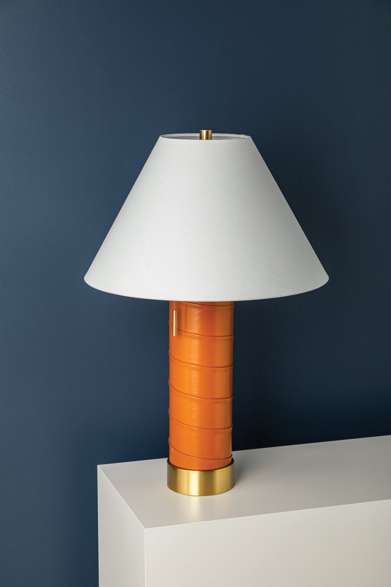 Hudson Valley Lighting NORWALK Table Lamp — Aged Brass
