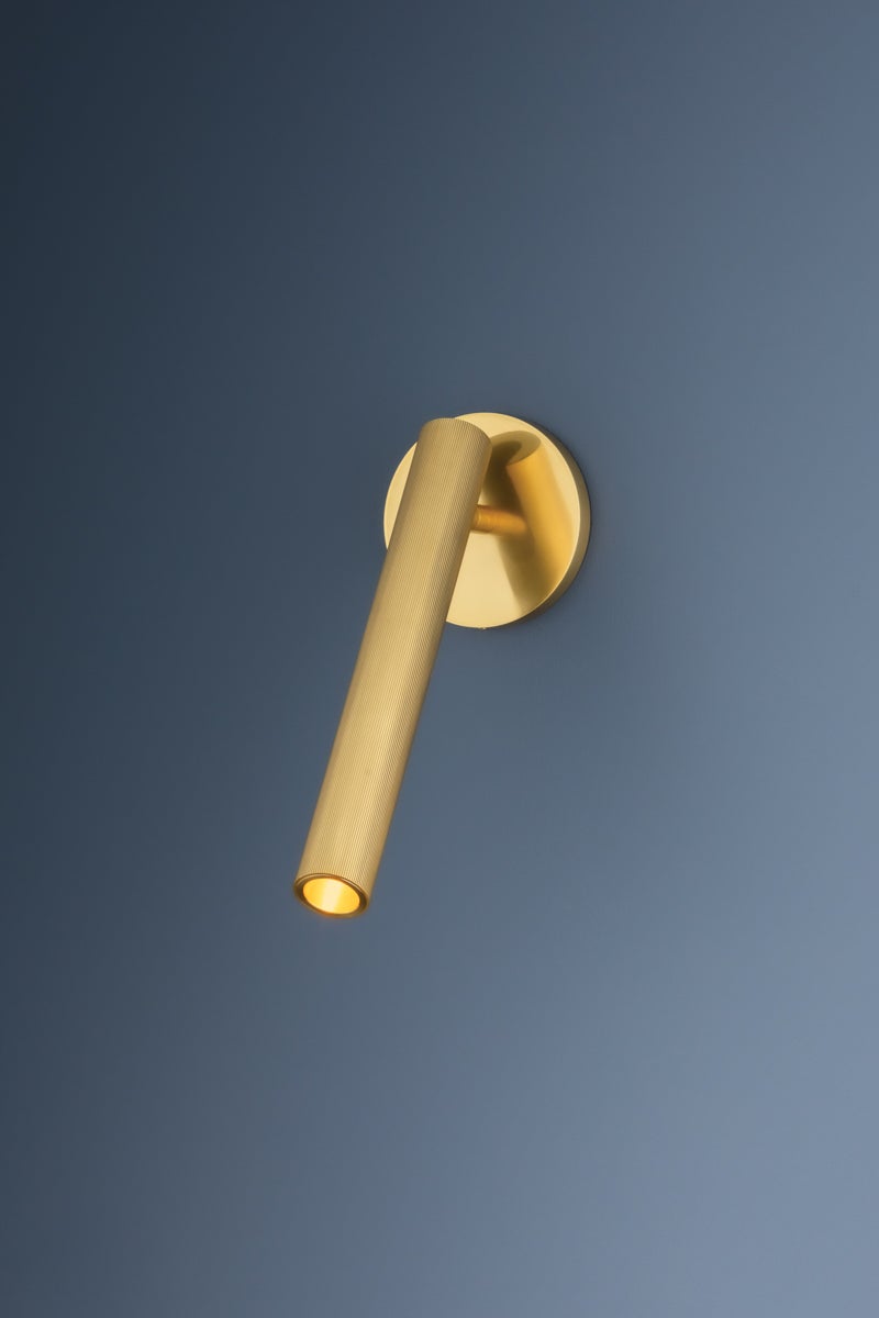 Hudson Valley Lighting SIMEON Wall Sconce — Aged Brass