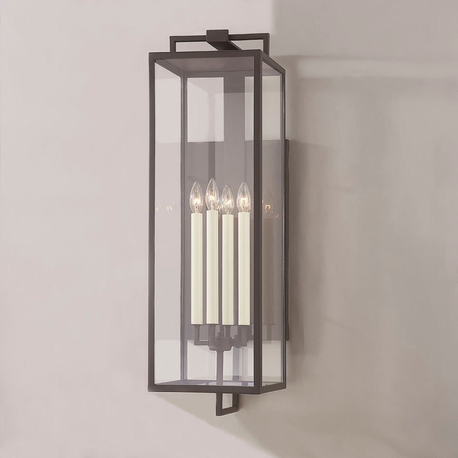 Troy Lighting Beckham Exterior Wall Sconce — B6384-TBZ