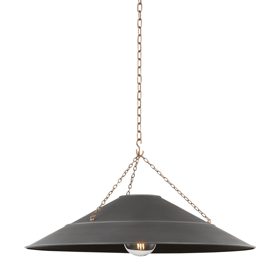 Troy Lighting ARCANE Pendant — F1234-PBR/GRA