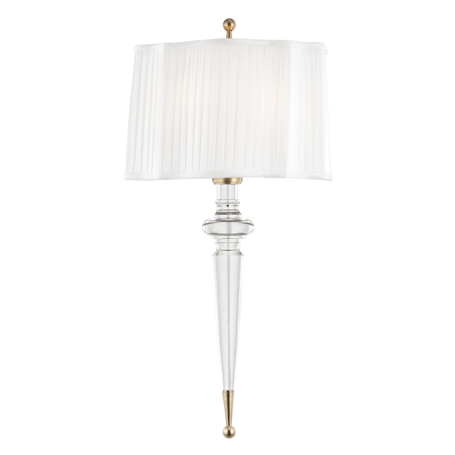 Hudson Valley Lighting Tipton Wall Sconce — Aged Brass