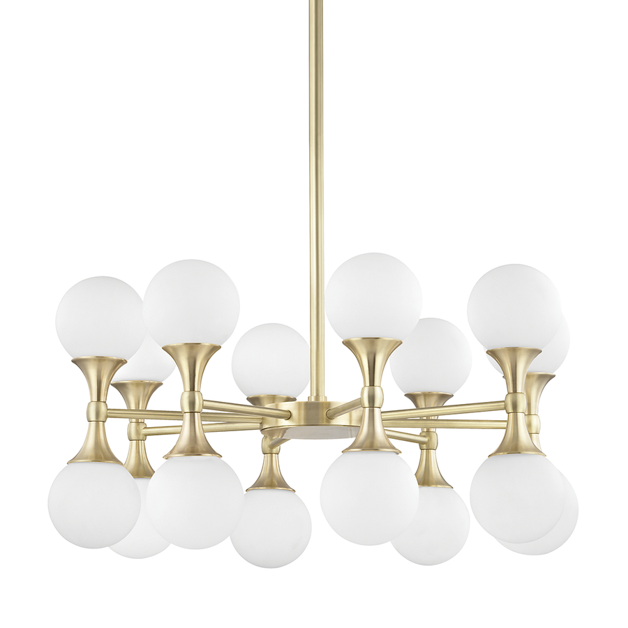 Hudson Valley Lighting Astoria Chandelier — Aged Brass