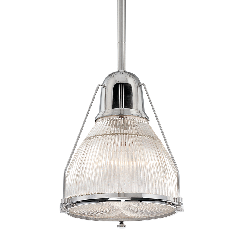 Volume Lighting Sterling Burnished Bronze Transitional Clear Glass Lantern Pendant Light