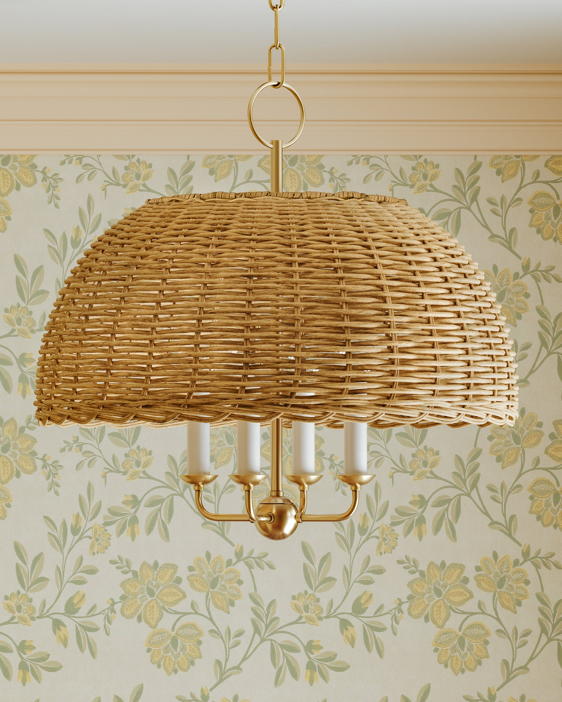 Arwen wicker pendant clearance light