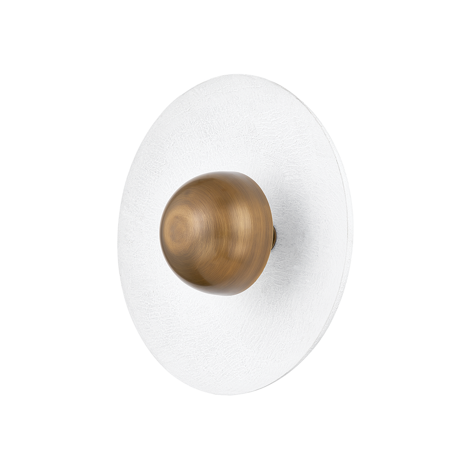 Troy Lighting NOAH Flush Mount — C1814-PBR/GSW
