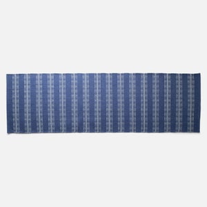 Ticking Stripe Rug in Blue w/ Light Blue thumbnail