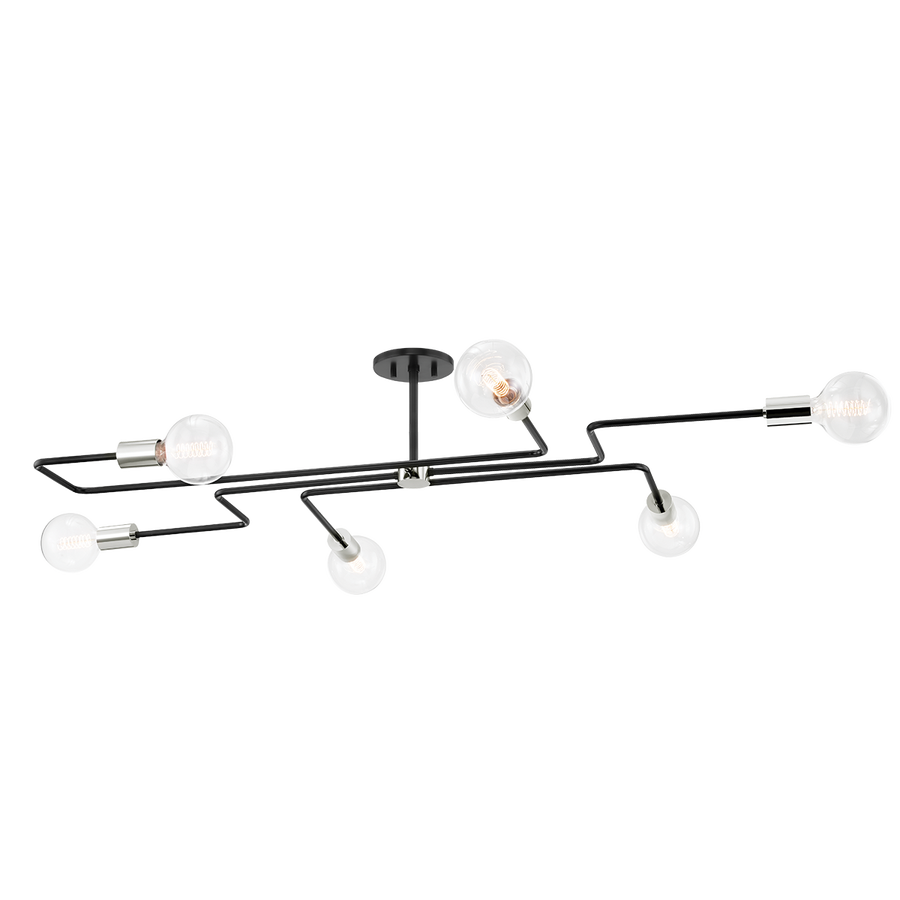 Mitzi Jena Semi Flush — H488606L-PN/TBK