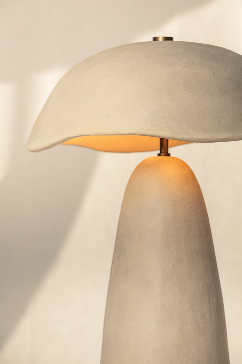 Troy Lighting Soloma Table Lamp — PTL1222-PBR/CAE