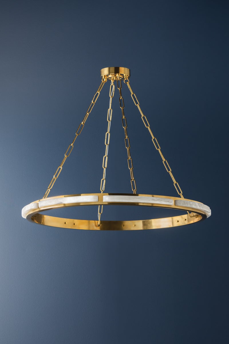 Hudson Valley Lighting WINGATE Chandelier — Aged Brass