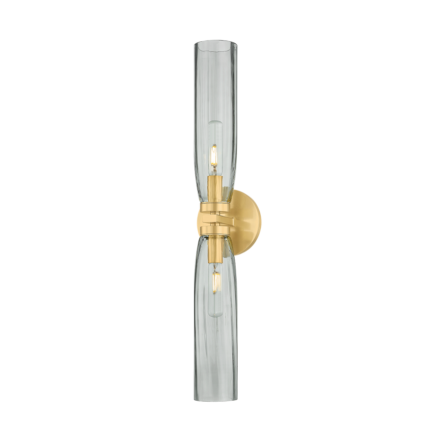 Hudson Valley Lighting HARPSWELL Wall Sconce — Aged Brass
