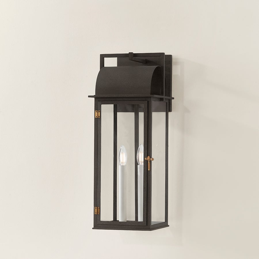 Troy Lighting Bohen Exterior Wall Sconce — B2224-FRN/PBR