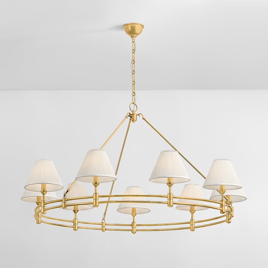 Hudson Valley Lighting Howard Chandelier — Aged Brass