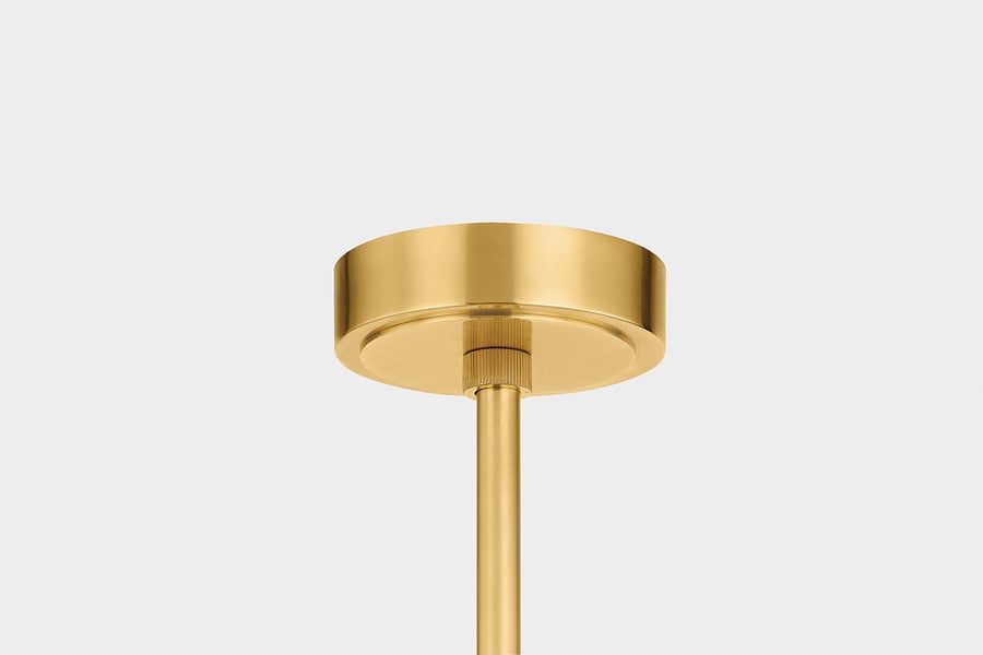 Hudson Valley Lighting EDGEMERE PENDANT — Aged Brass