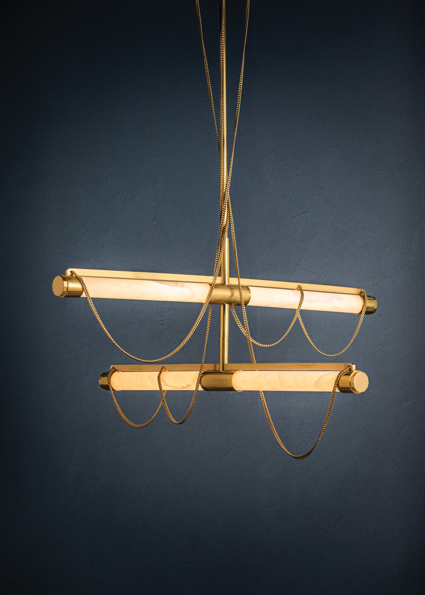 Corbett Lighting LARIAT Chandelier — 463-49-VB