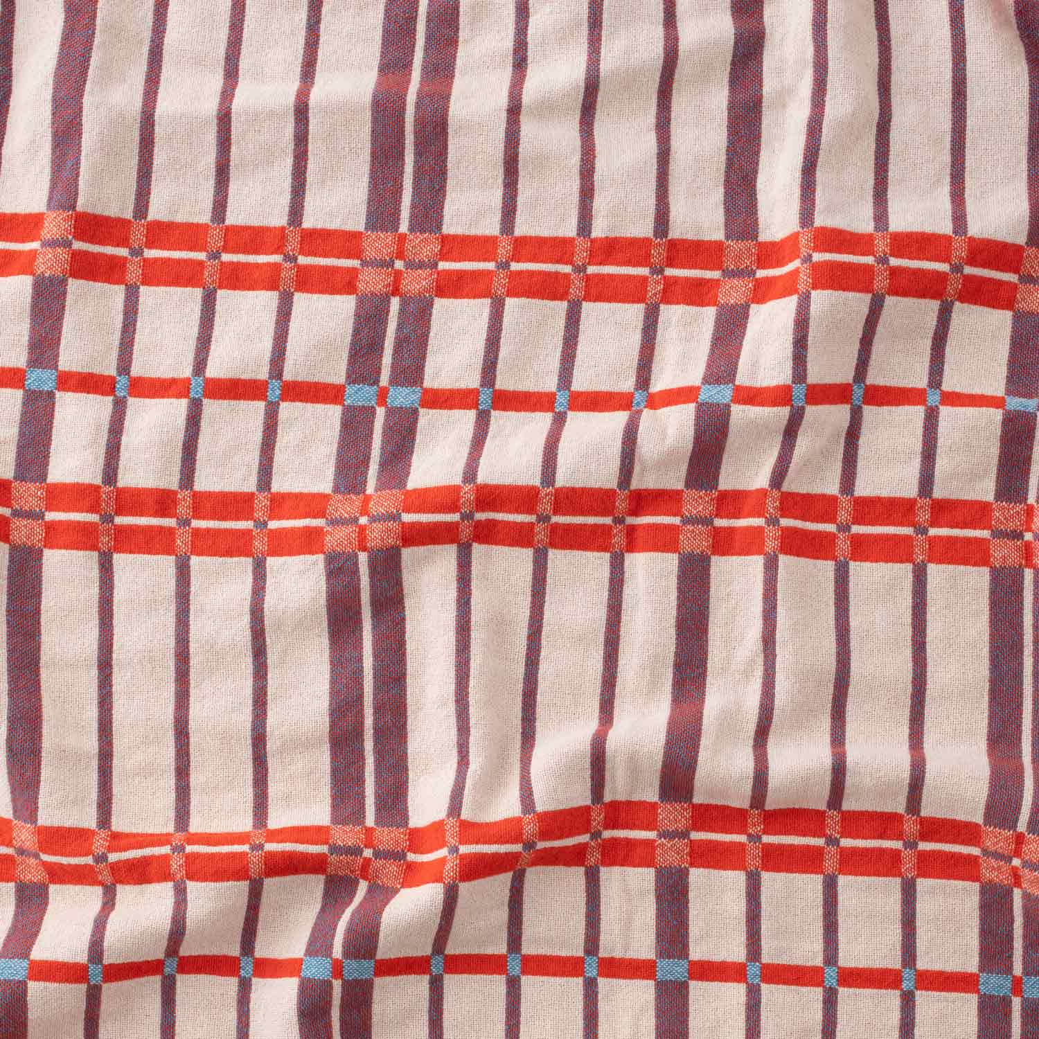 Shelburne Coverlet in Red w/ Blue, image 4