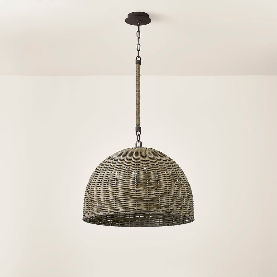 Troy Lighting Huxley Exterior Pendant — F2024-TBZ