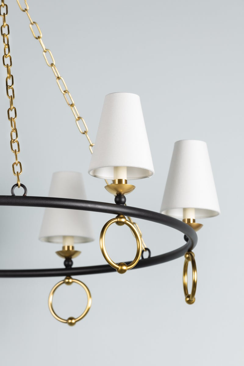 Mitzi Haverford Chandelier — H757806-AGB/TBK