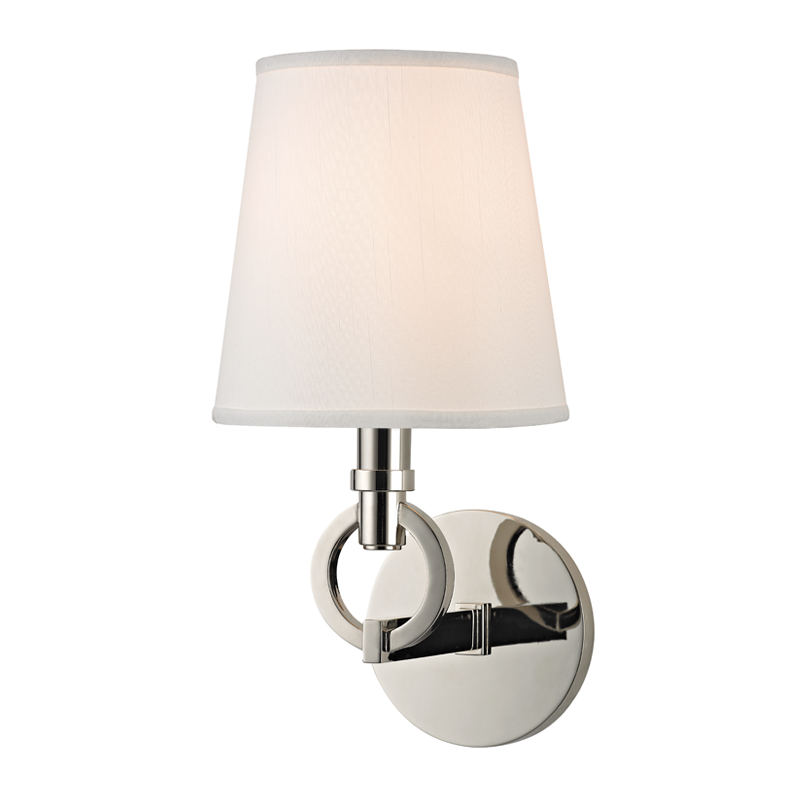 Hudson Valley Lighting Malibu Wall Sconce — Polished Nickel